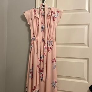 LOFT Dress. V Neck. Very pretty! Great quality! Worn once!